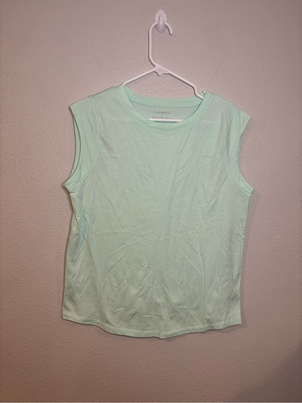 Talbots Mint Green Sleeveless Tank Top